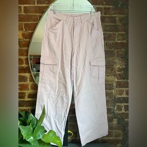 Pink cargo pants H&M
